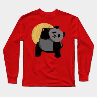 Cute Big Panda Long Sleeve T-Shirt